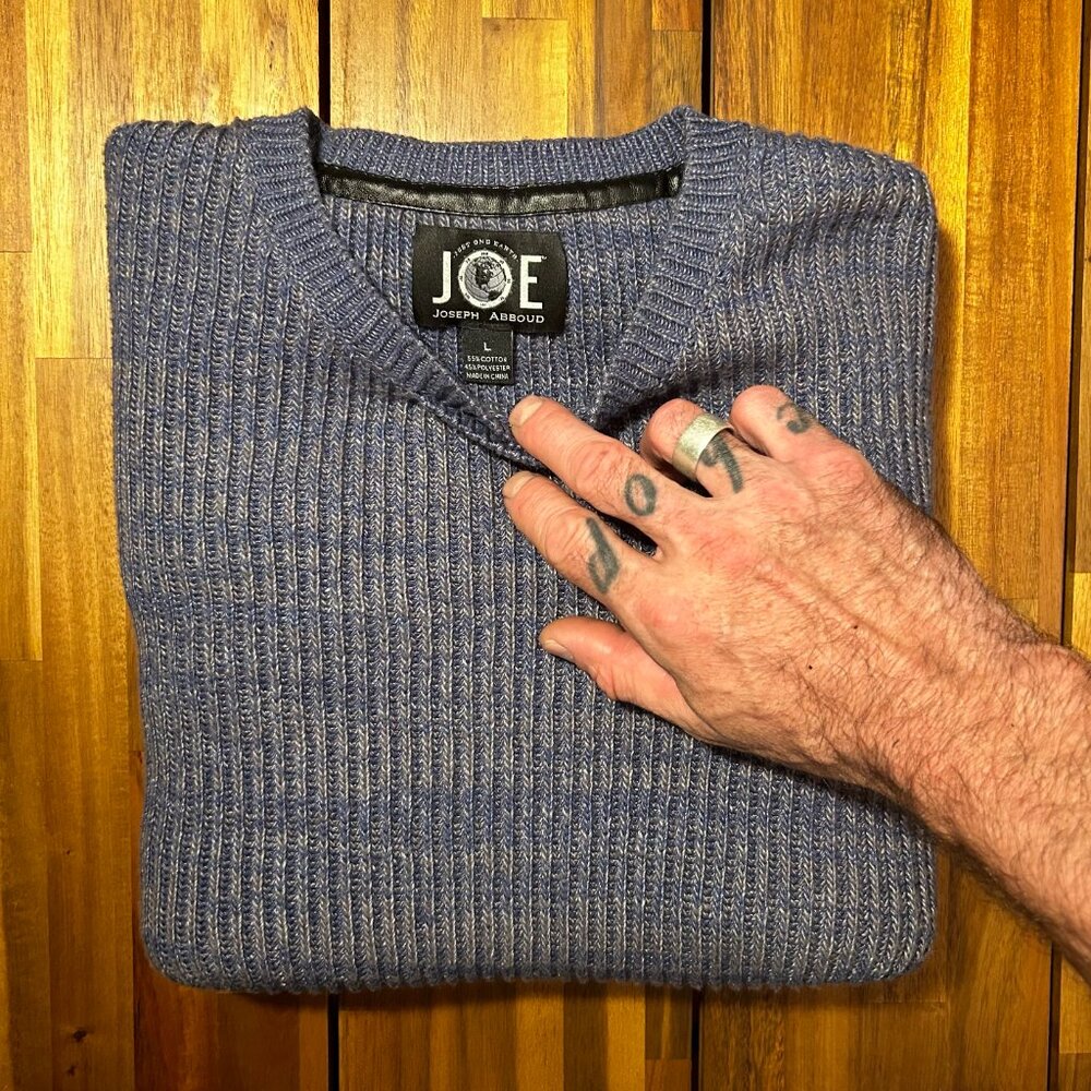 Joseph Abboud Cotton/Poly Blend Sweater